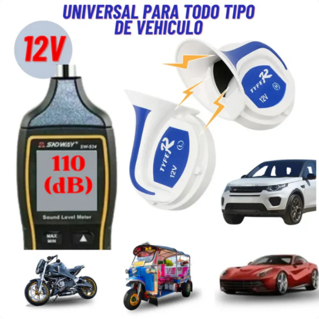 Bocina Multi-Tono 12V: Hazte Escuchar al Instante