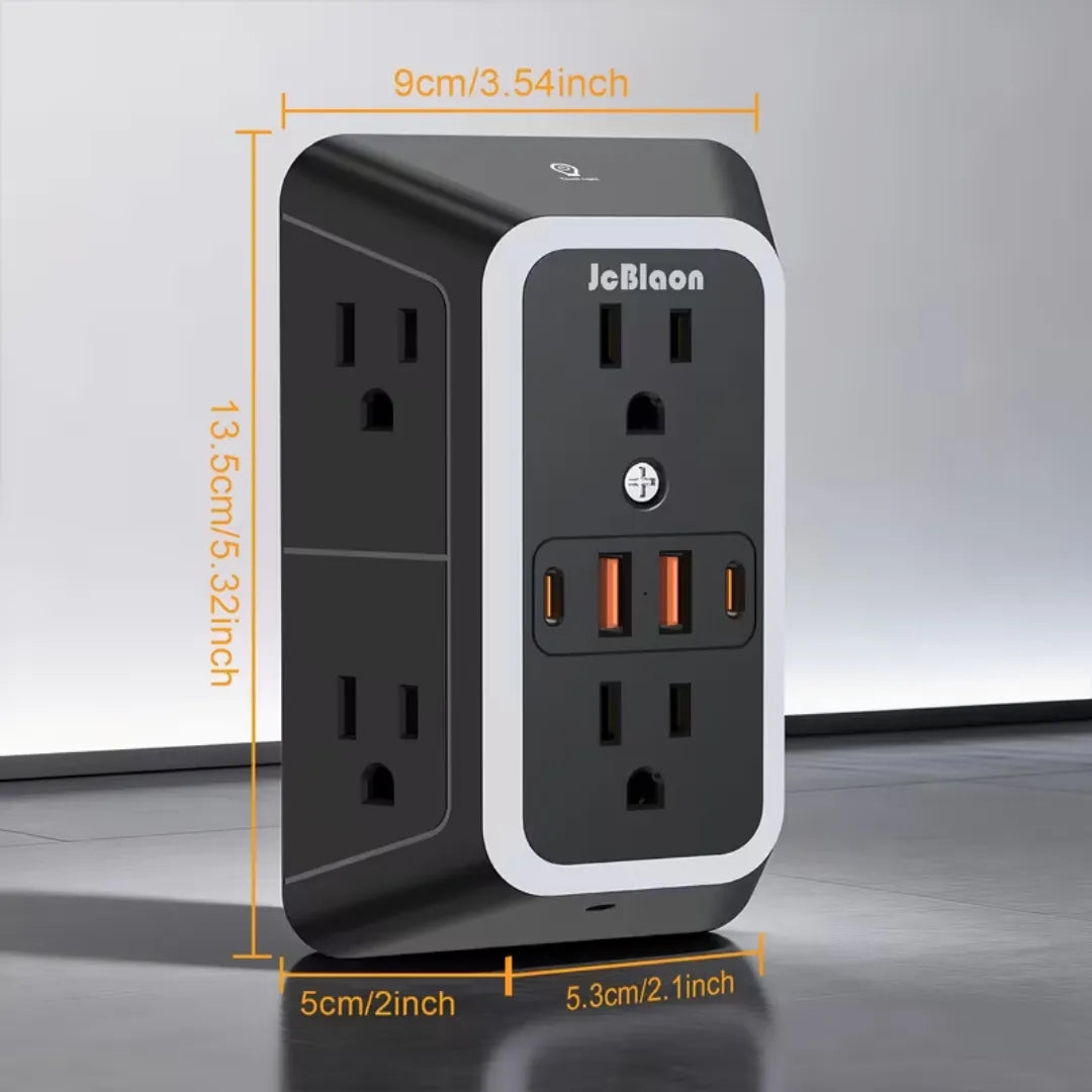 Enchufe inteligente con luz nocturna: Ordena tu espacio en segundos