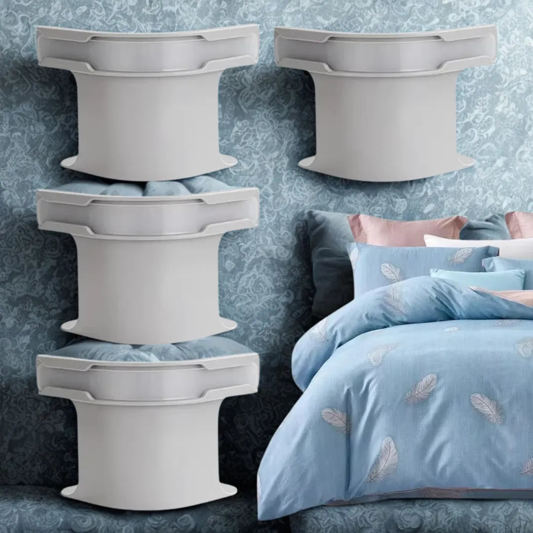 4 Unidades de Sujetadores de sábana de edredón, sujetadores de sábana invisibles multifuncionales