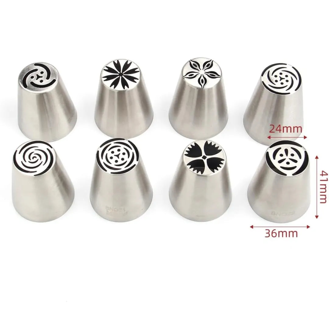 Boquillas Rusas: Flores Perfectas con Solo Presionar 🧁🌸