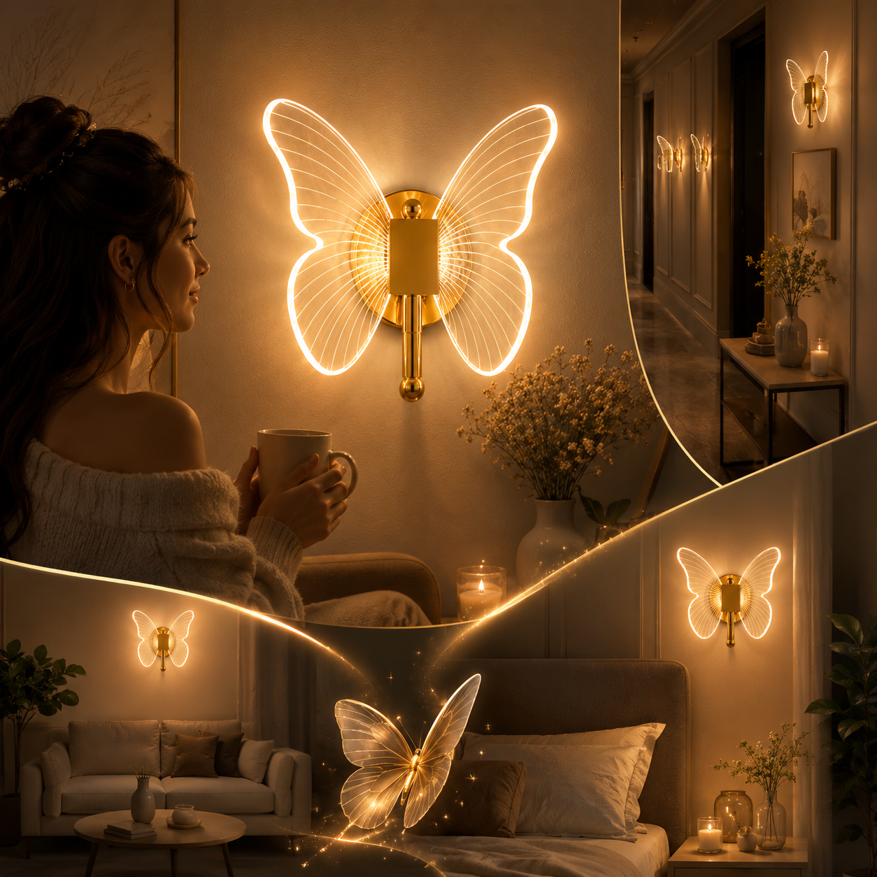 Lampara de Mariposa: Decora, ilumina y transforma tu hogar