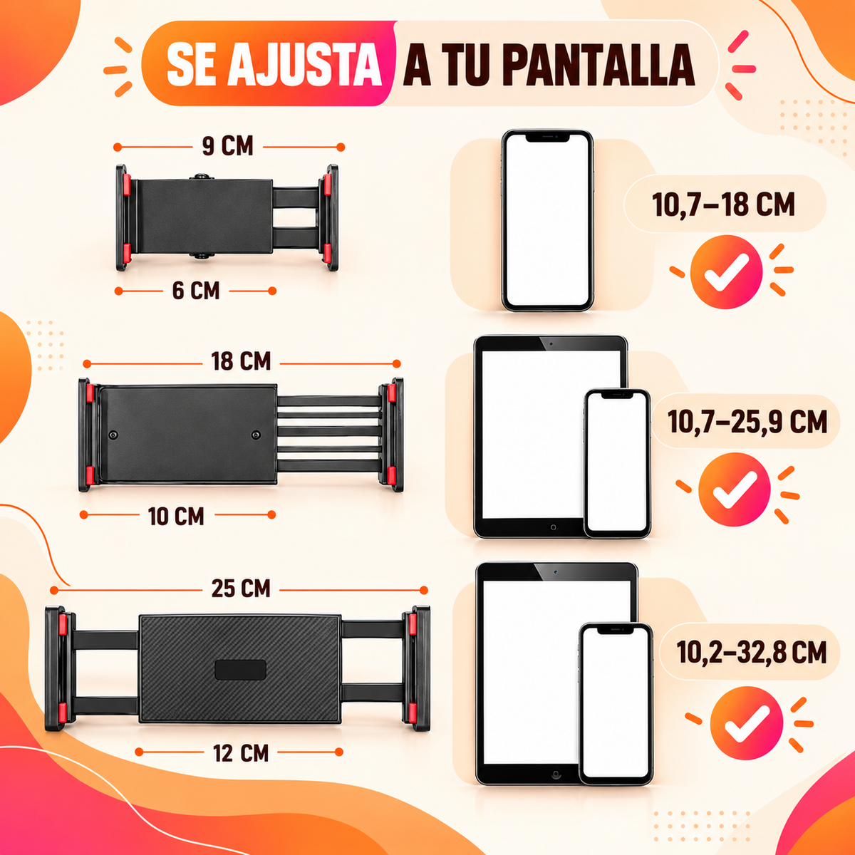 SOPORTE PARA CELULAR Y TABLET: ENTRENA SIN PAUSAS