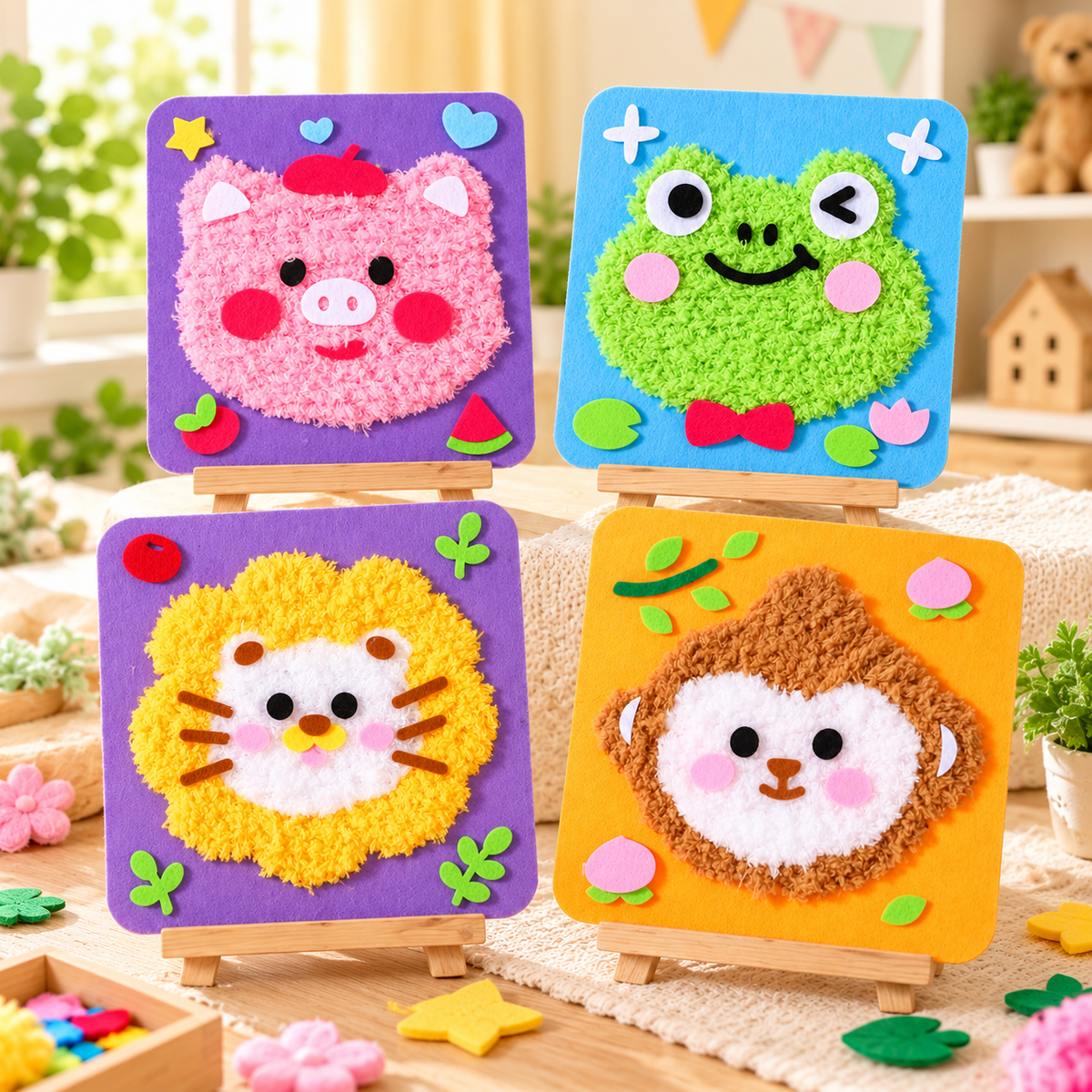 Taller de Arte Infantil: Cuadritos Animados de Peluche