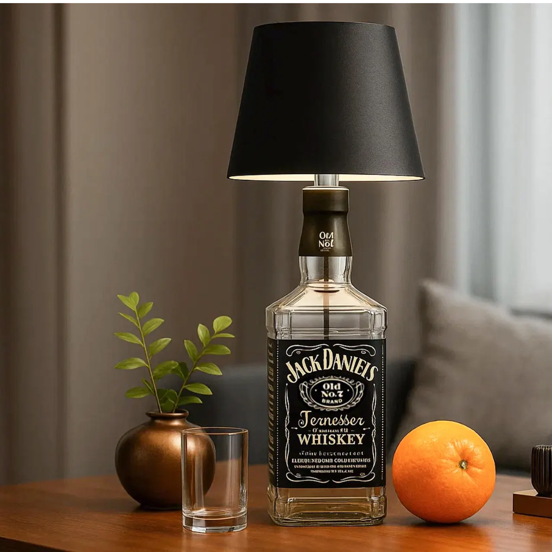 Convierte cualquier botella en una lámpara elegante