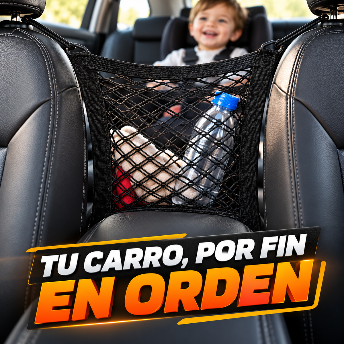 Red de almacenamiento para carro