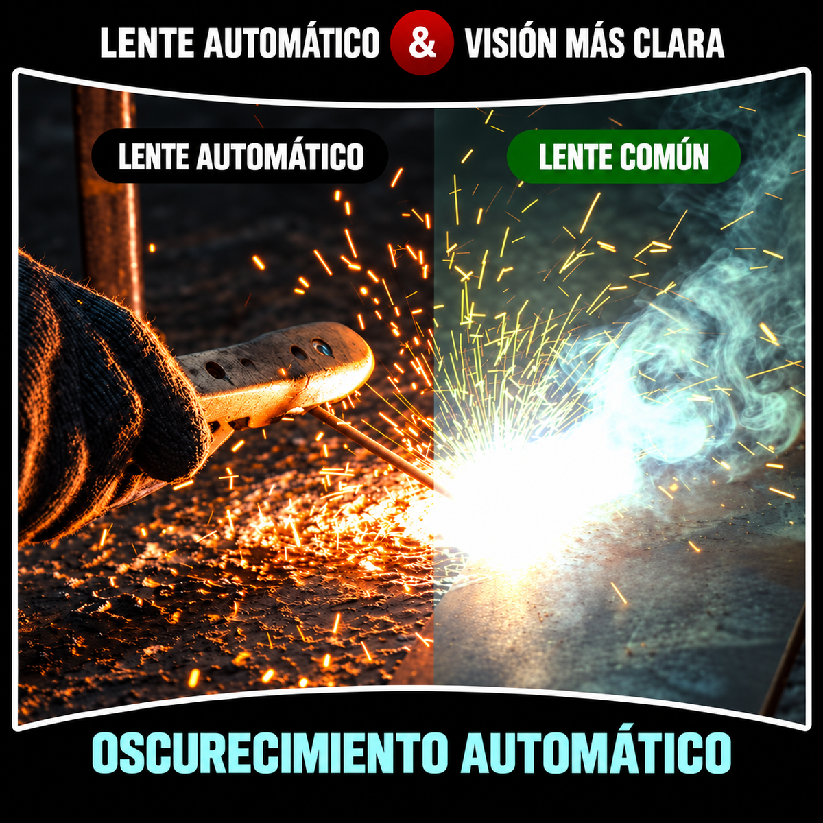Máscara para Soldar Fotosensible Automática