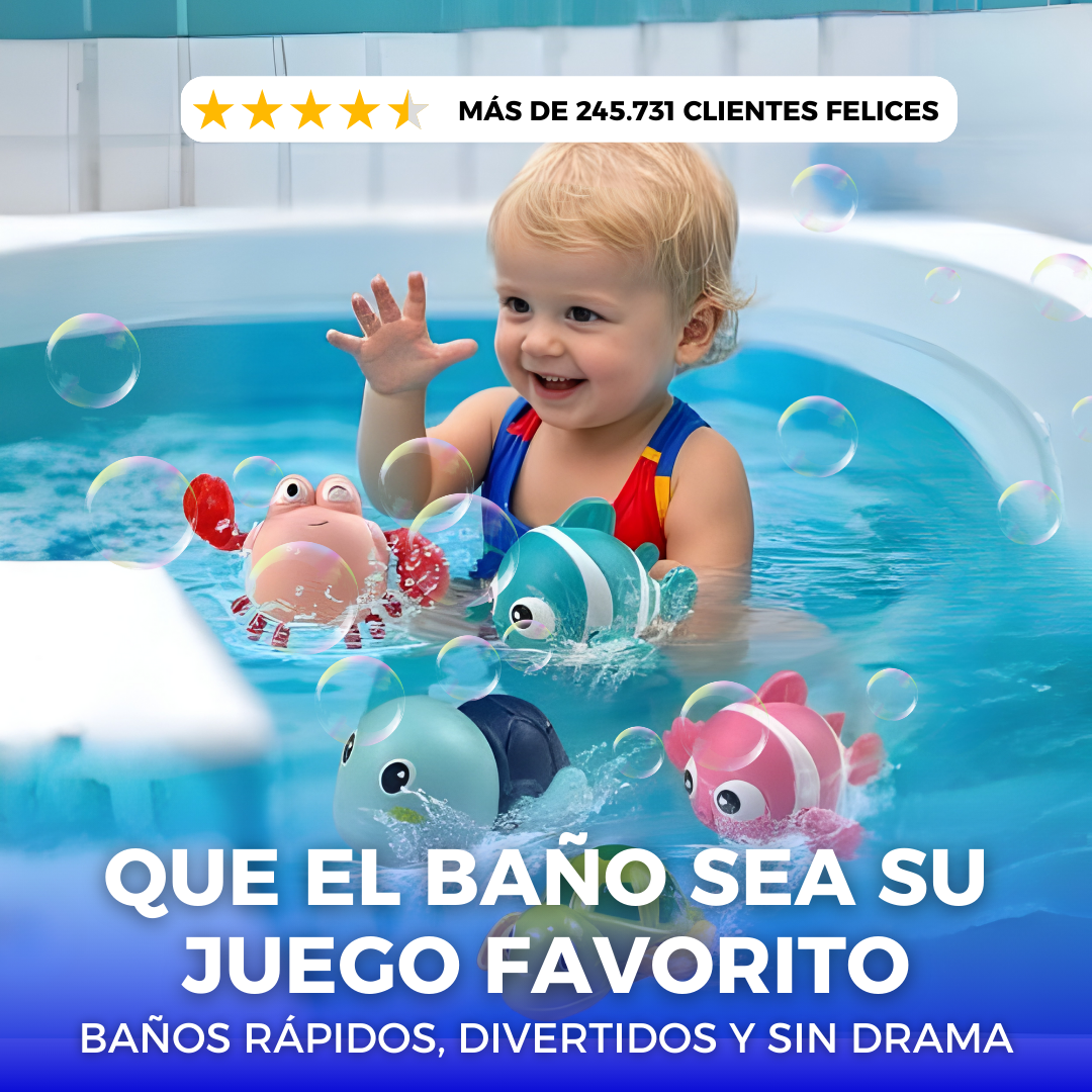 El juguete para que tu bebe ame la hora del baño