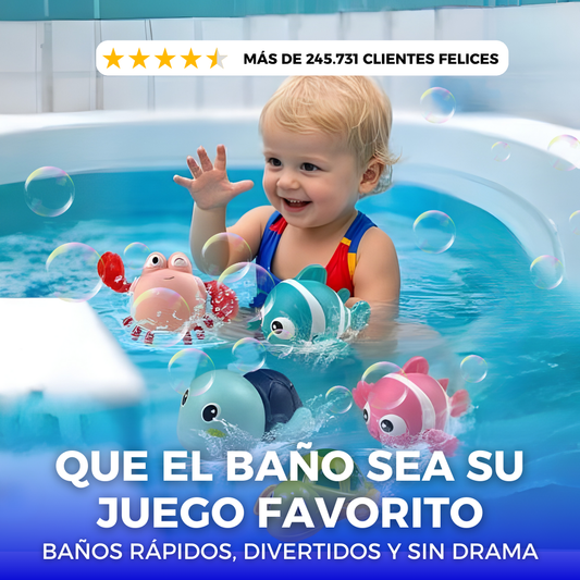 El juguete para que tu bebe ame la hora del baño