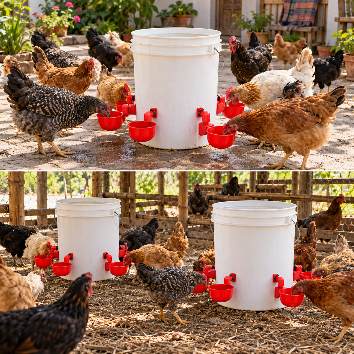 Kit de Bebederos x5 - Accesorio Inteligente para Aves