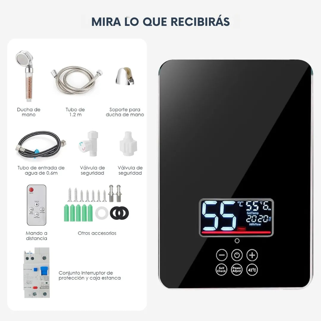 Calentador instantáneo Para Ducha