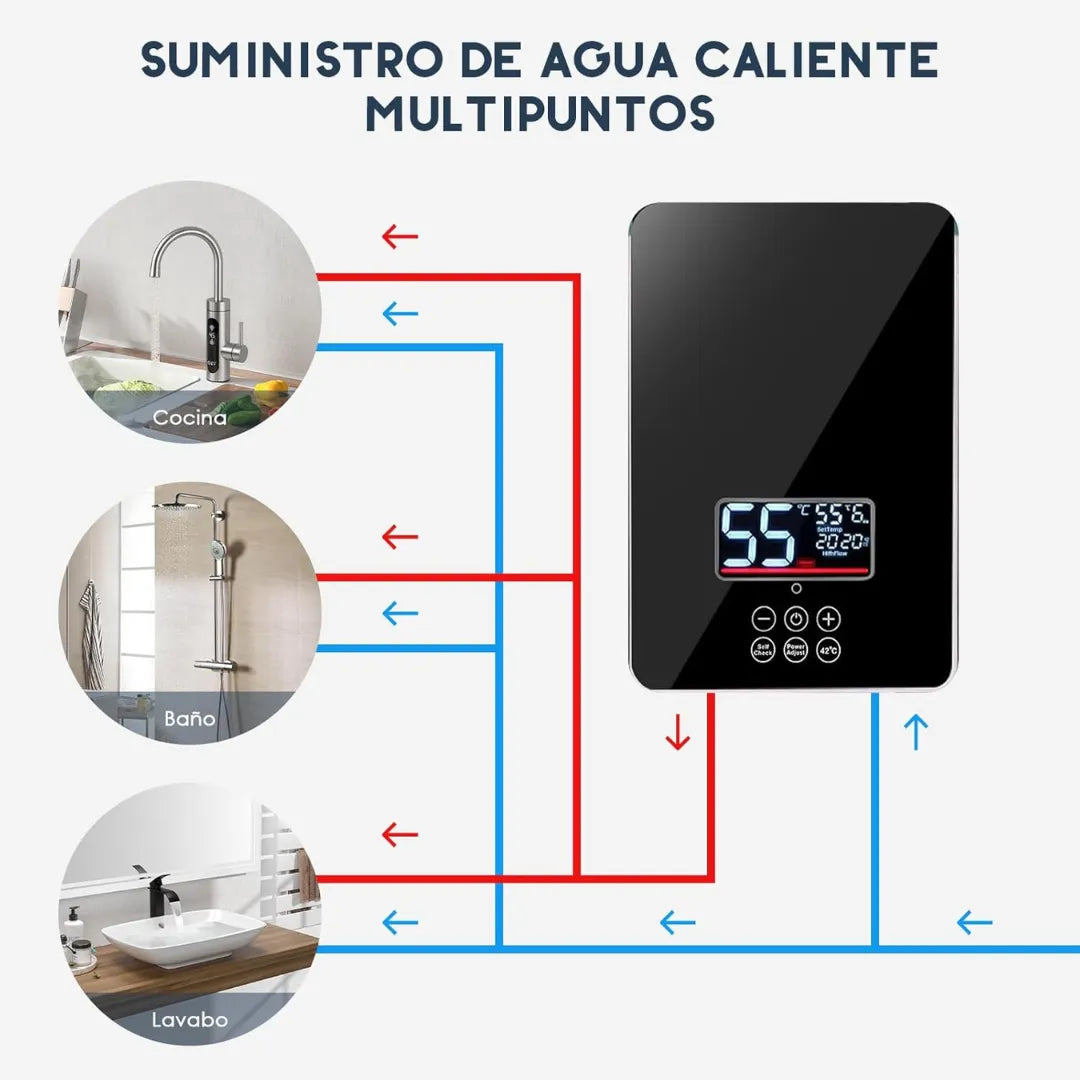 Calentador instantáneo Para Ducha