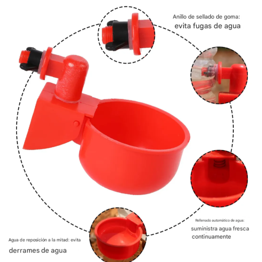 Set x 5 Bebedero AutoFresh para Aves de Corral