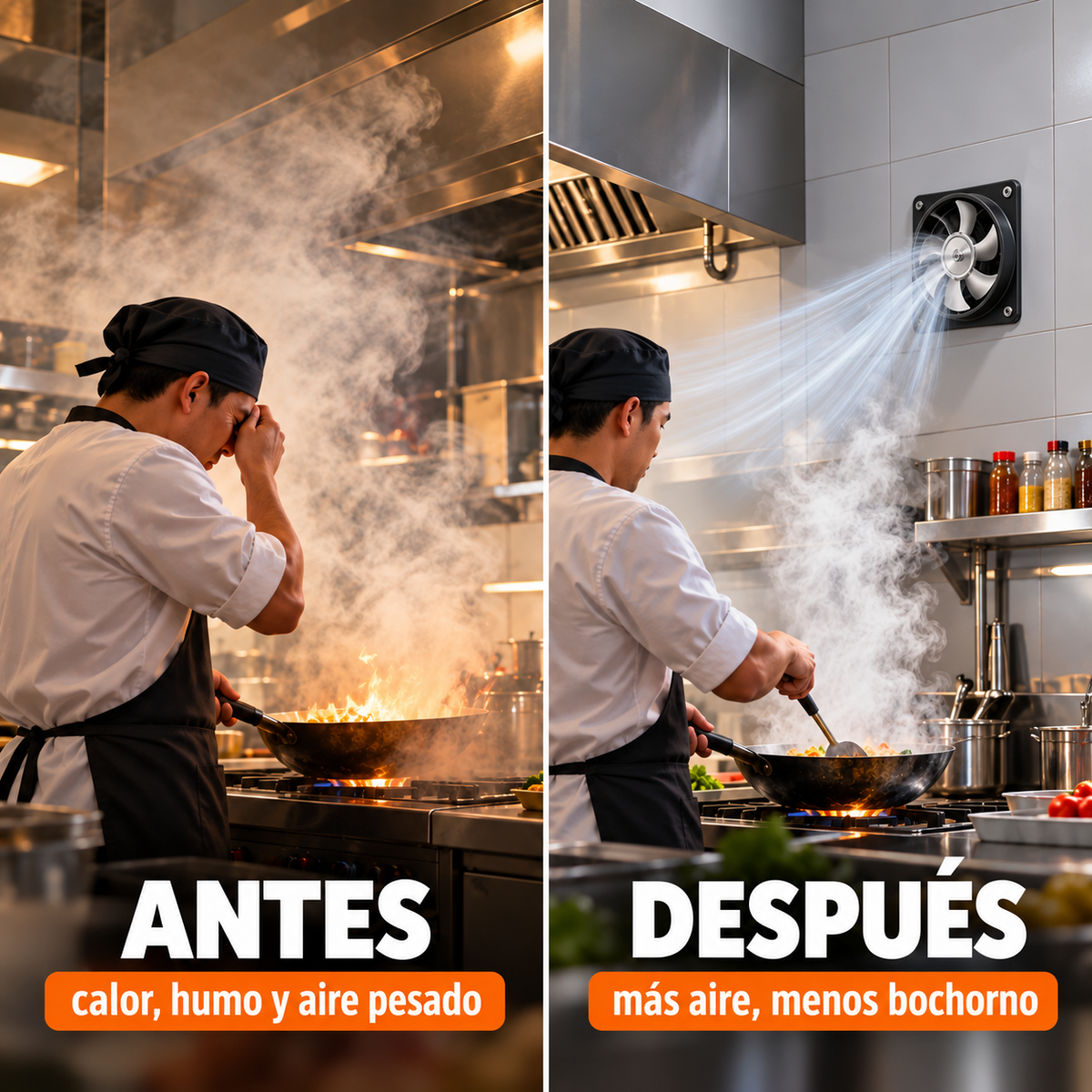 EXTRACTOR SILENCIOSO: Que el humo de tu negocio no espante clientes