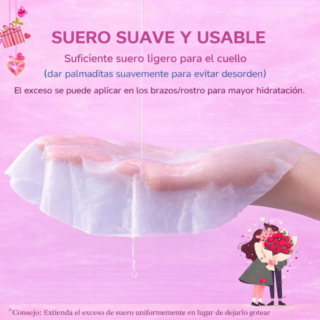 15 UNIDADES DE MASCARILLA PARA EL CUELLO FIRME Y JOVEN EN MINUTOS