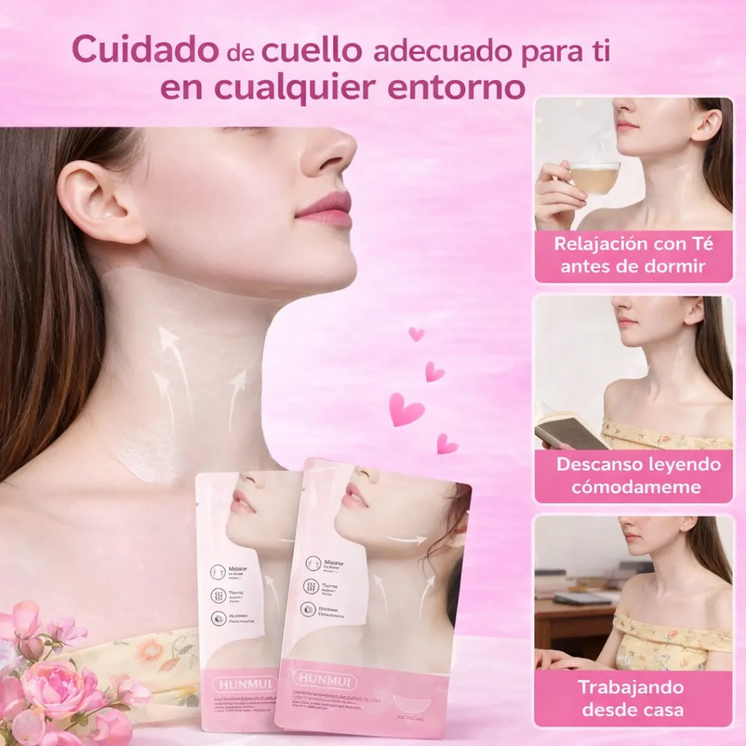 15 UNIDADES DE MASCARILLA PARA EL CUELLO FIRME Y JOVEN EN MINUTOS