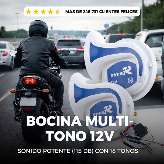 Bocina Multi-Tono 12V: Hazte Escuchar al Instante