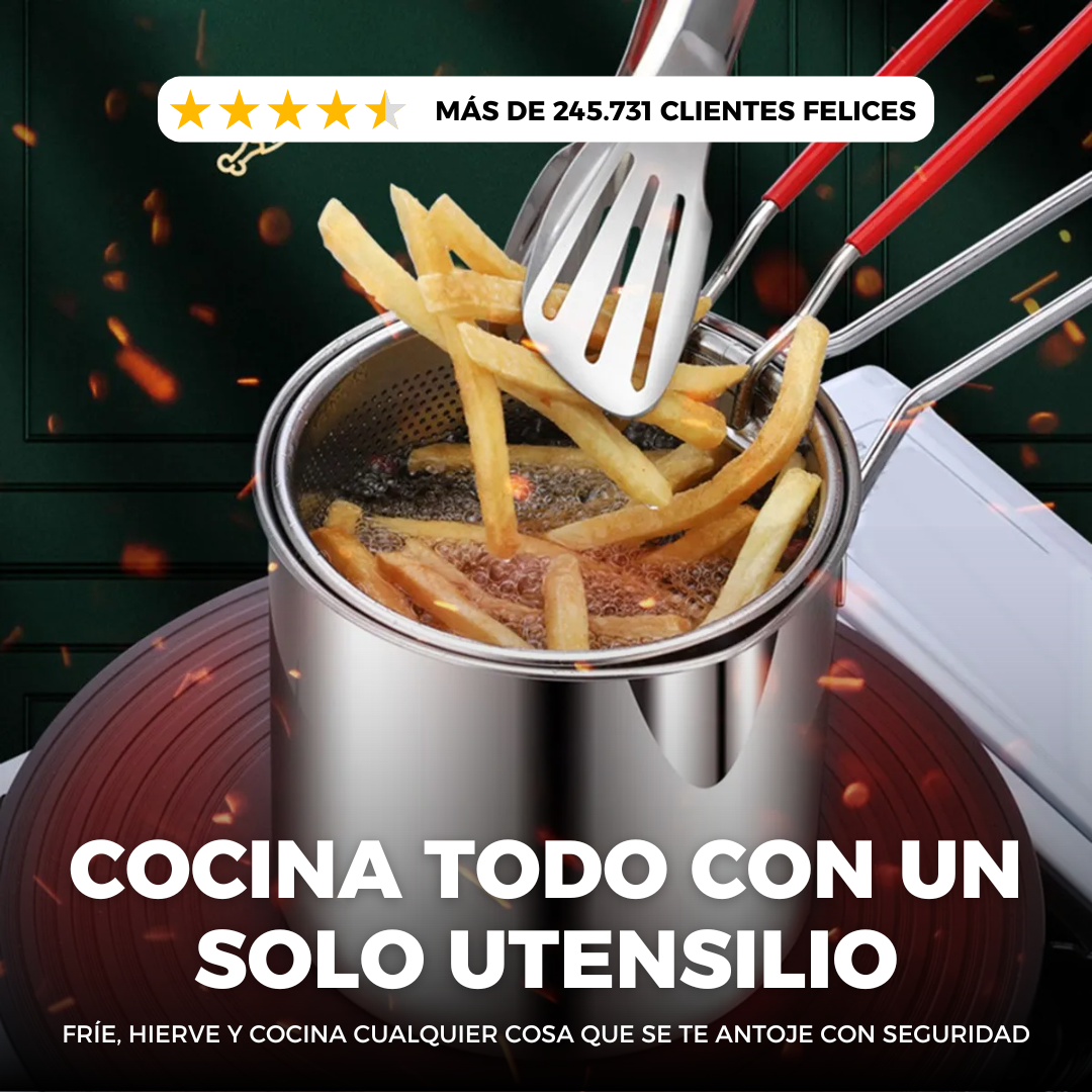 FREÍR MÁS FÁCIL, MÁS SEGURO Y MÁS LIMPIO