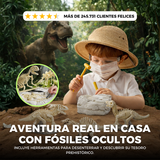 Excava y descubre tu dinosaurio sorpresa