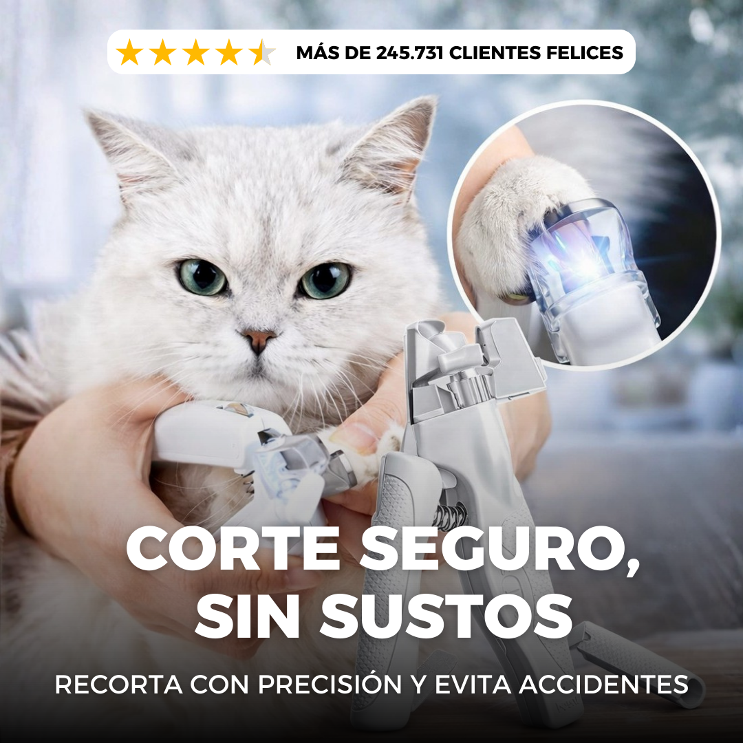 Córtale las uñas sin miedo: la luz LED te muestra dónde cortar