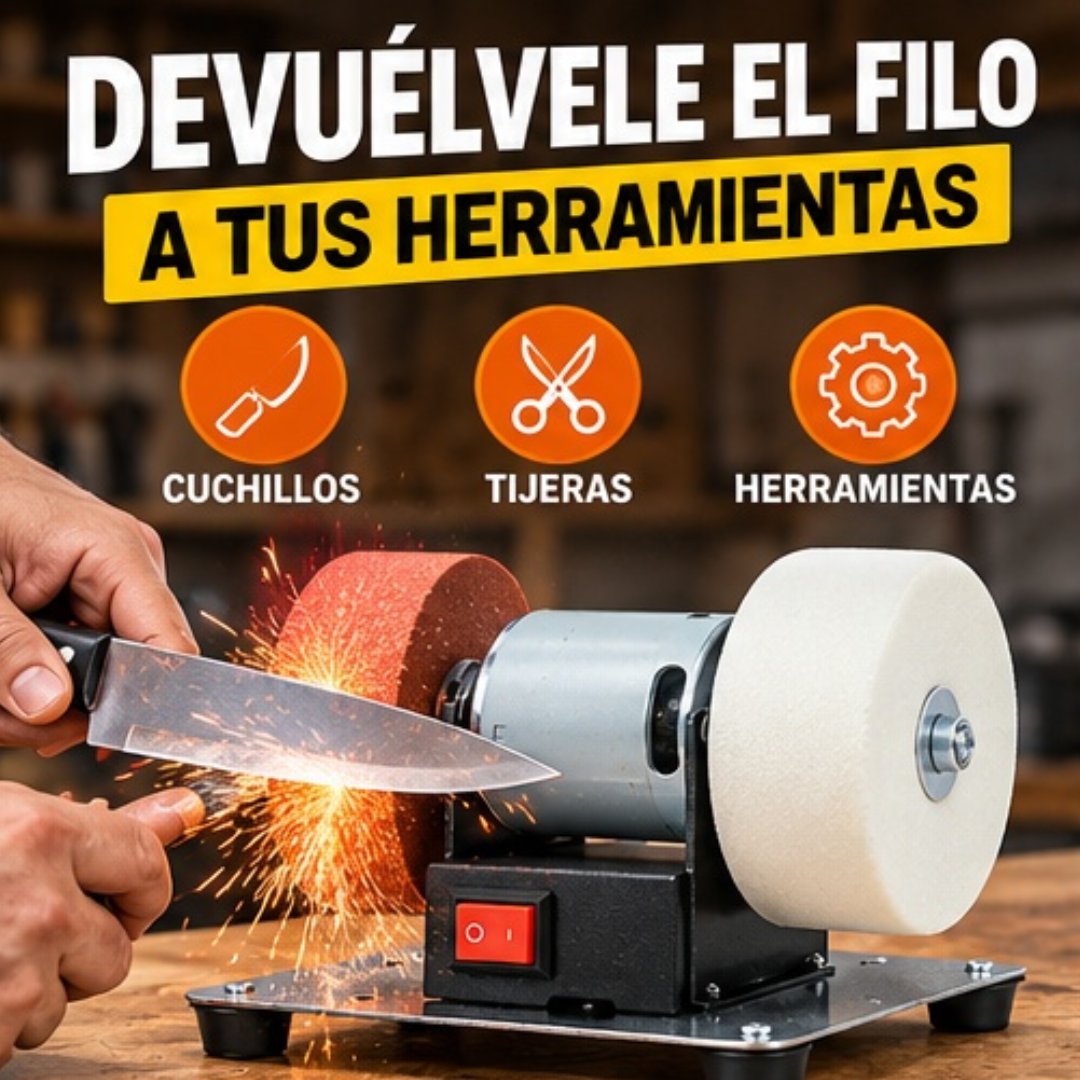 Kit Afilador Compacto — Del Óxido al Filo Perfecto