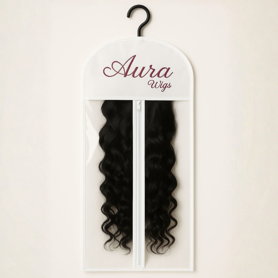 Bolsa de lujo para guardar pelucas + Gancho