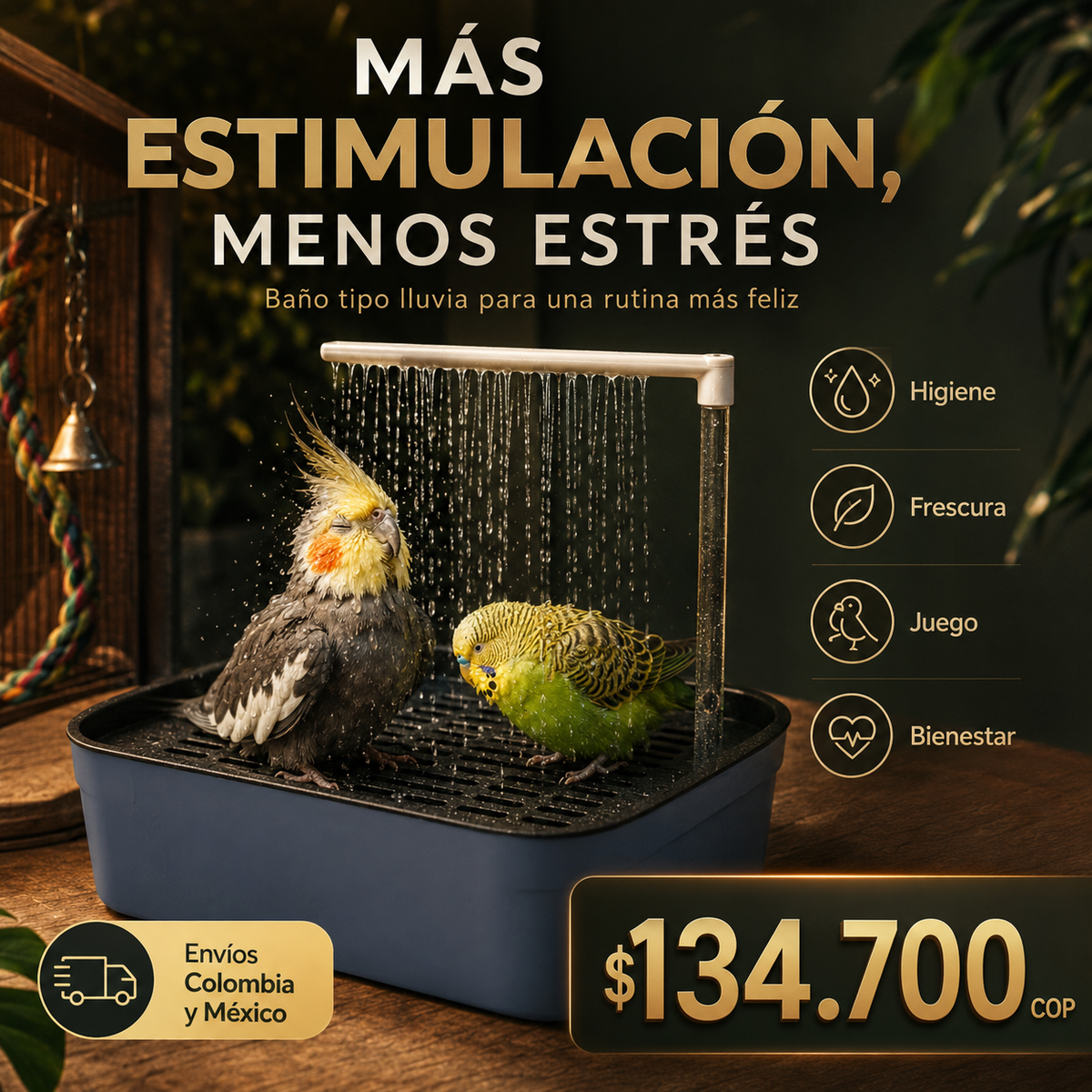 FUENTE DE AVES: HAZ QUE TUS PAJAROS CANTEN FELICES