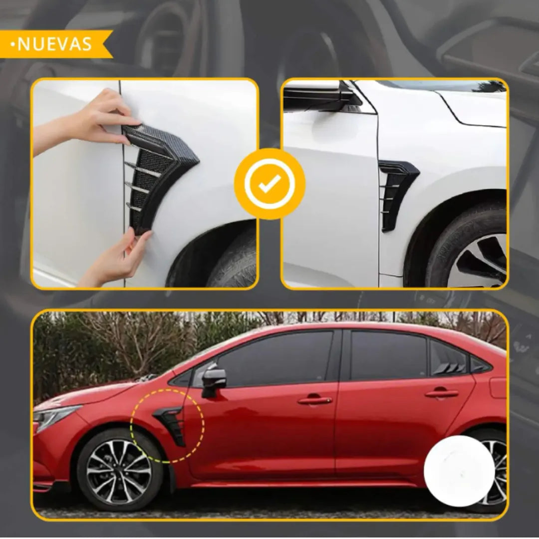 Cubiertas Aerodinamicas De Auto - Decorativas