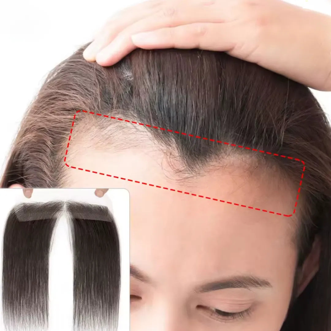 Frontal con Flequillo y Laterales Largos 100% Humano