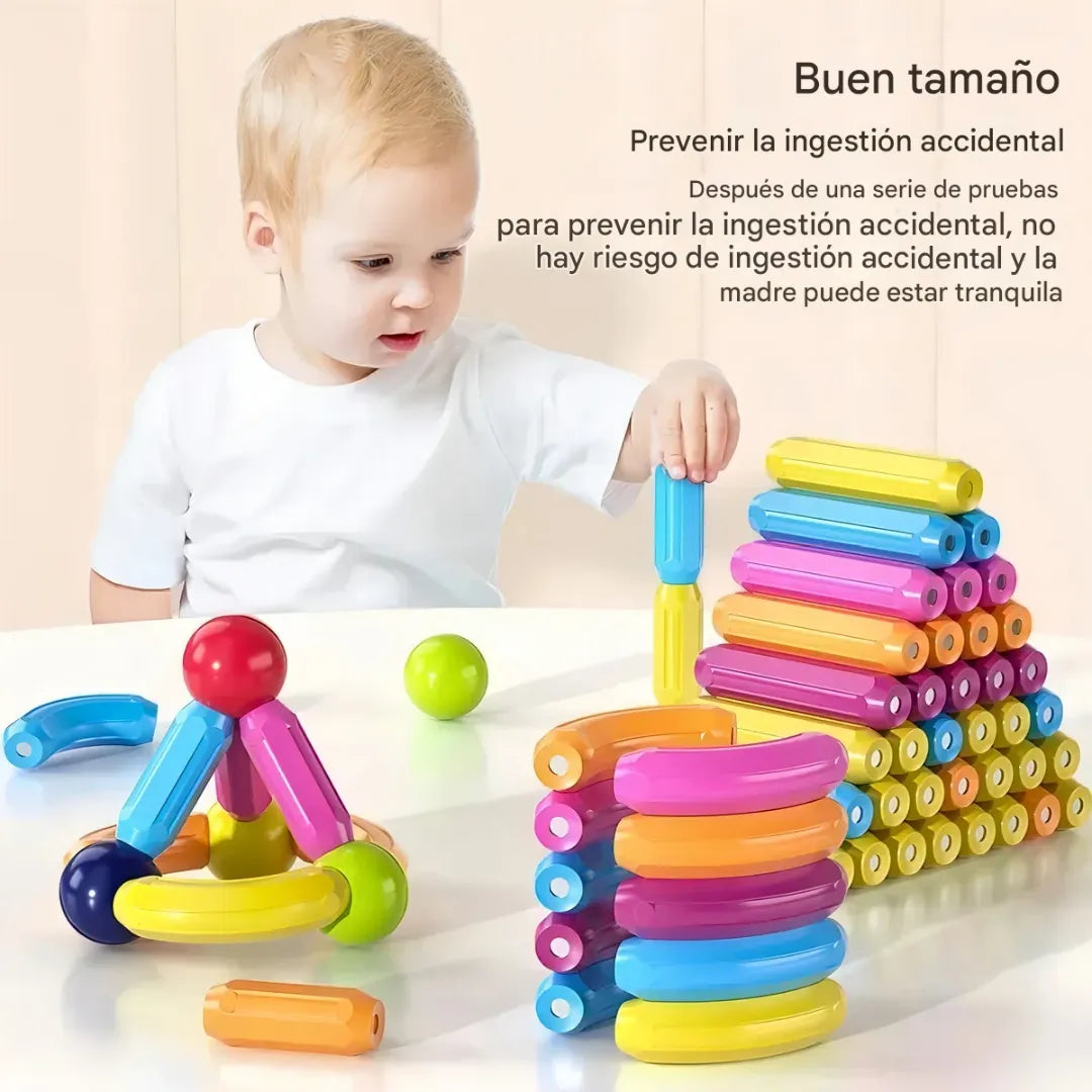 90 piezas magnéticas que despiertan su creatividad