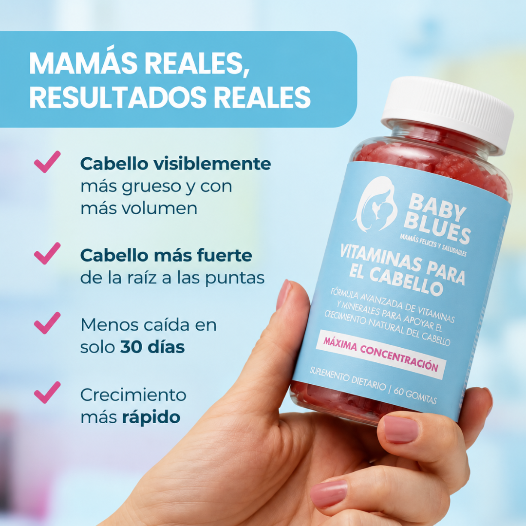BABY BLUES VITAMINS: Tu cabello también está viviendo el posparto