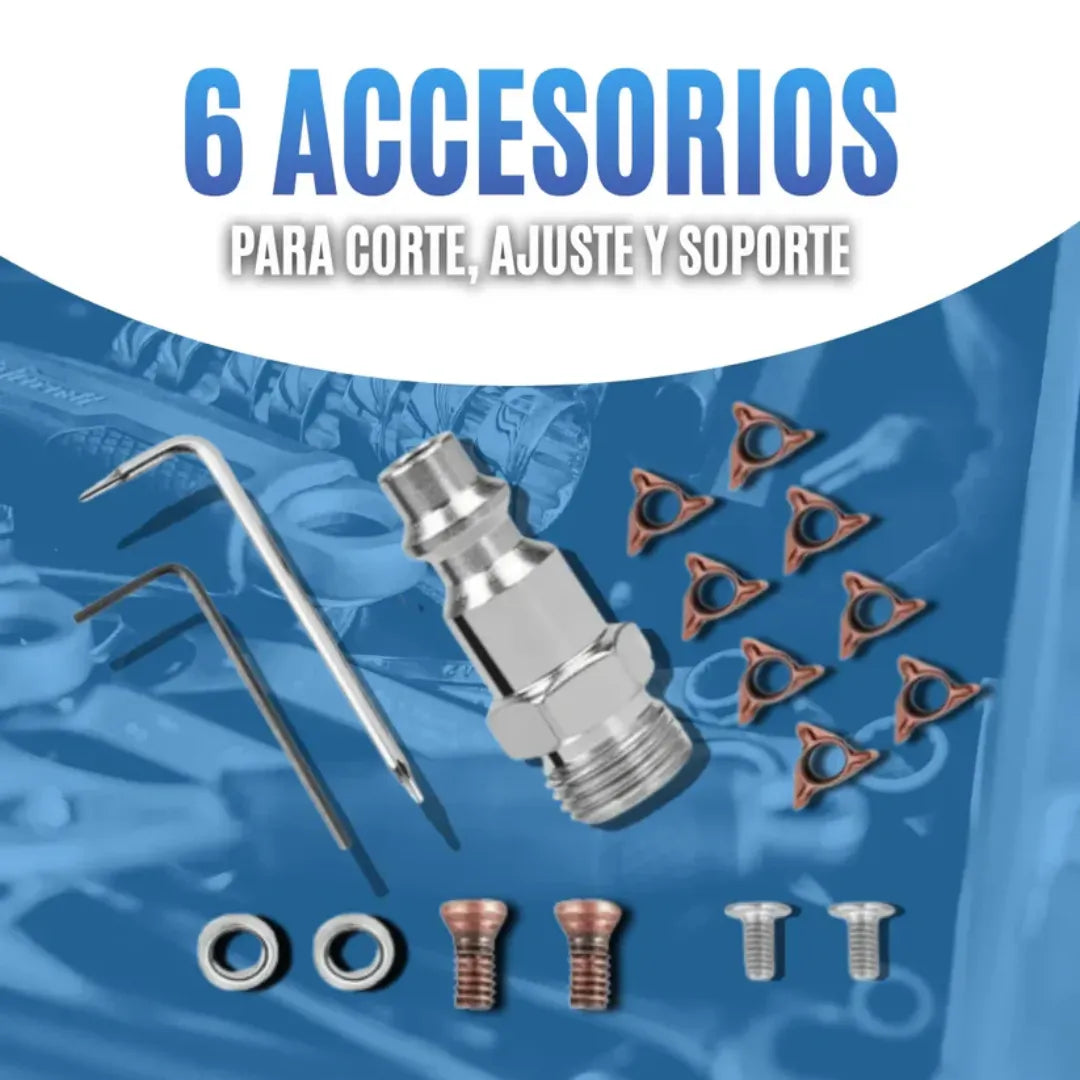 Biselado perfecto en segundos, sin esfuerzo