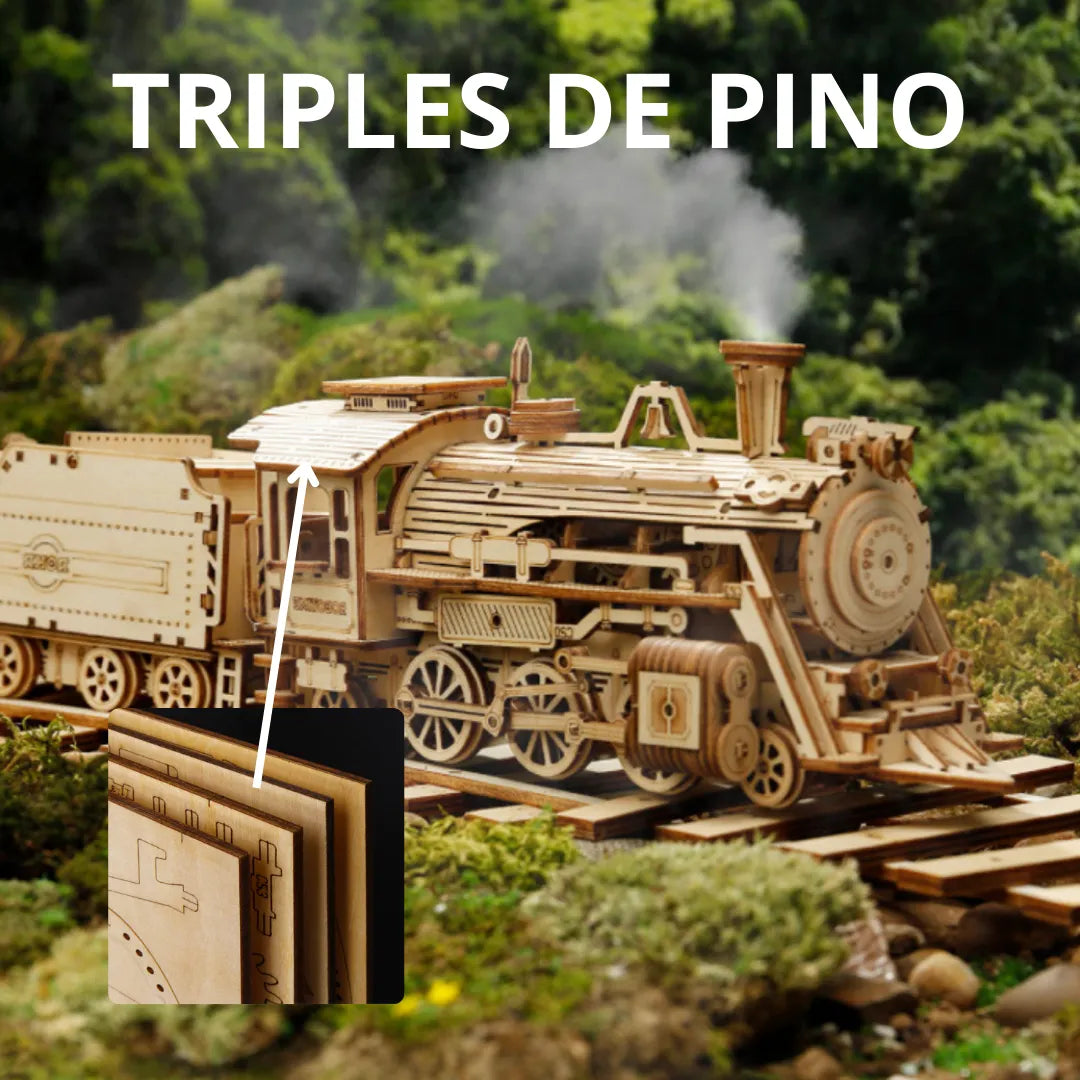 CraftRail™ - Tren Rompecabezas de madera