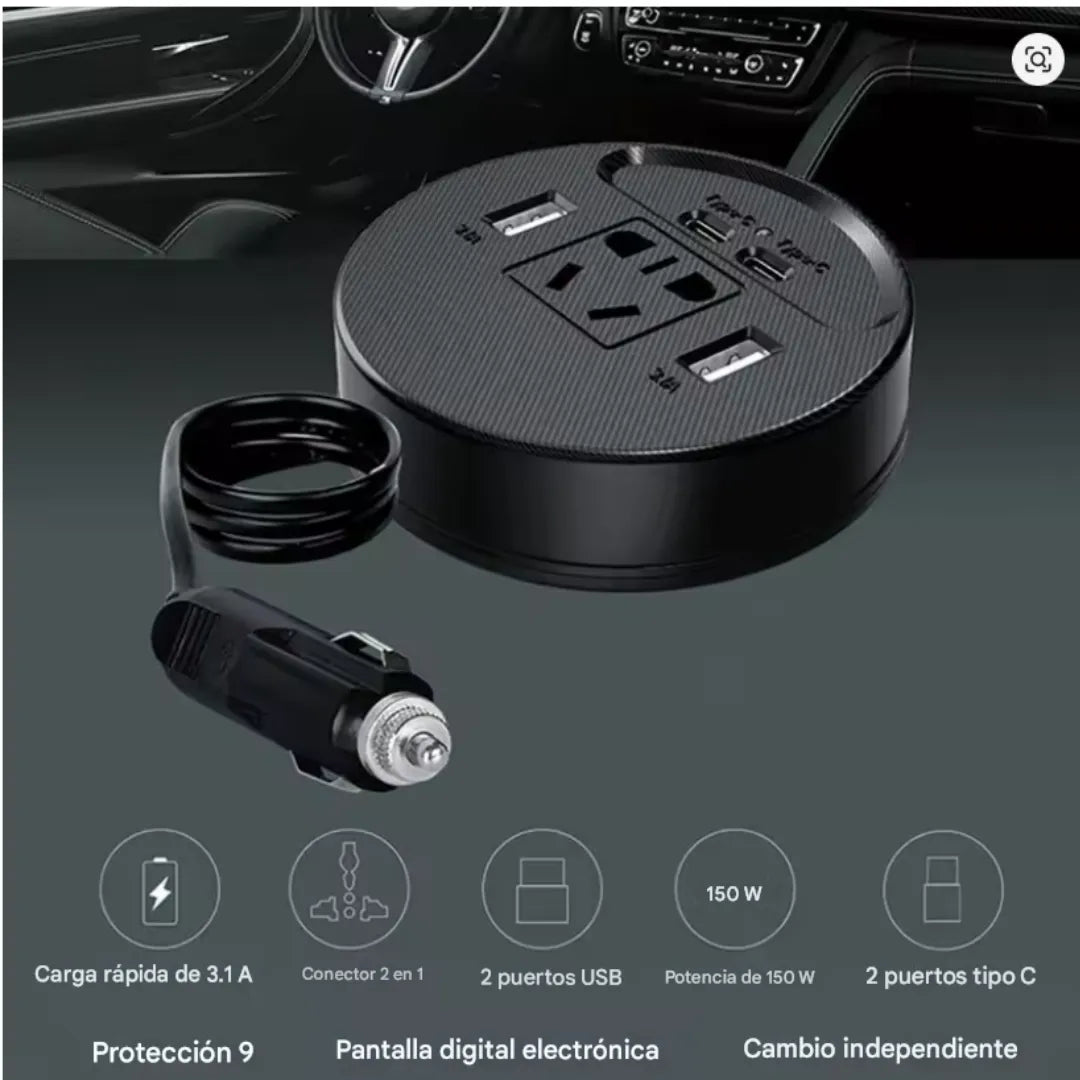 Inversor De Corriente: Carga todo a la vez en el vehículo