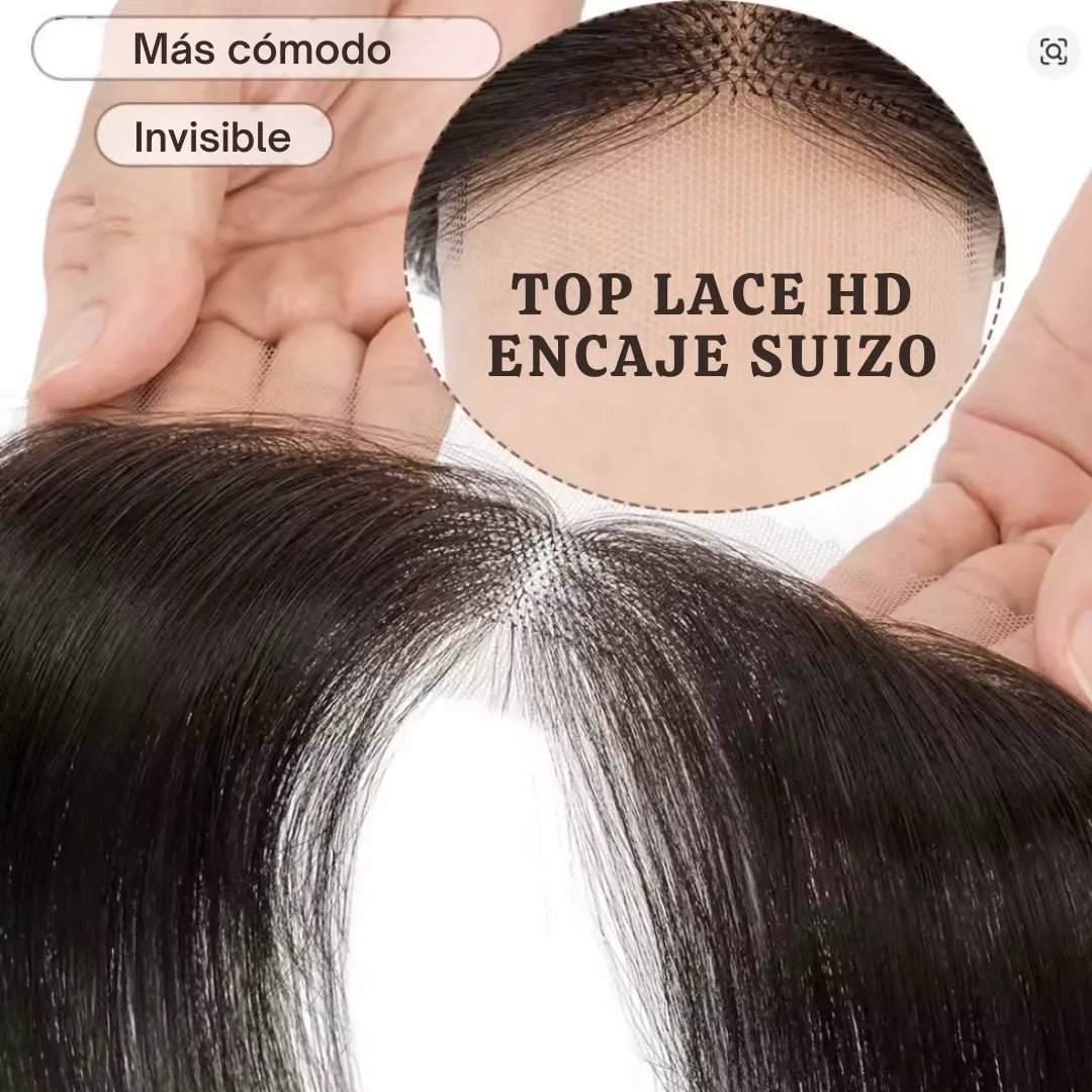 Frontal con Flequillo y Laterales Largos 100% Humano