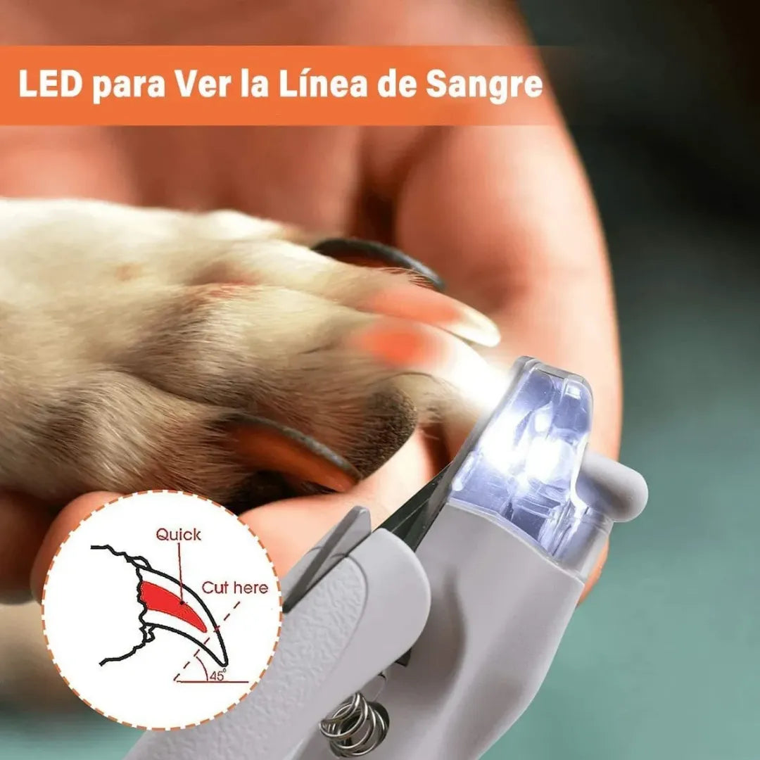 Córtale las uñas sin miedo: la luz LED te muestra dónde cortar
