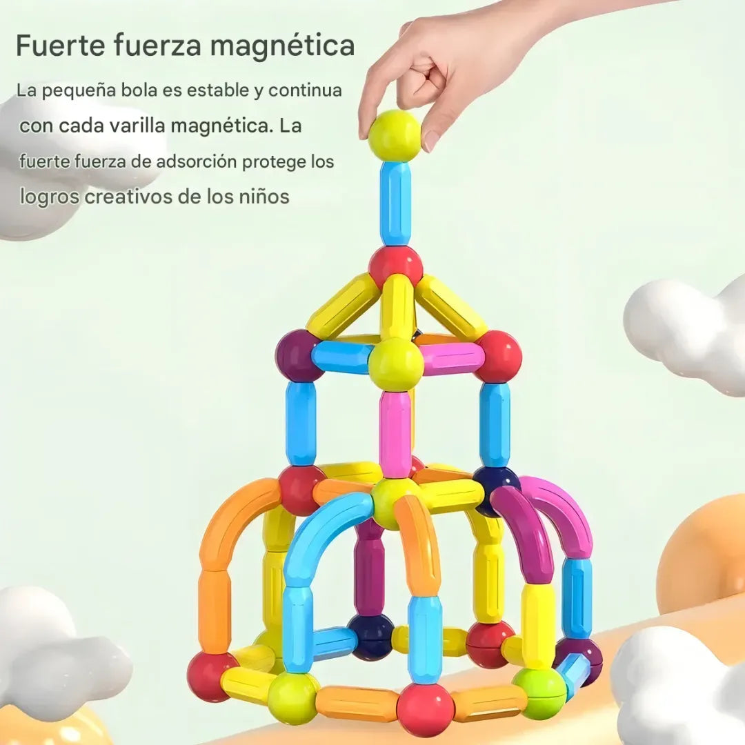90 piezas magnéticas que despiertan su creatividad