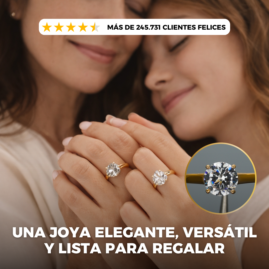 ANILLO DE ORO 18K ELEGANTE Y DURADERO