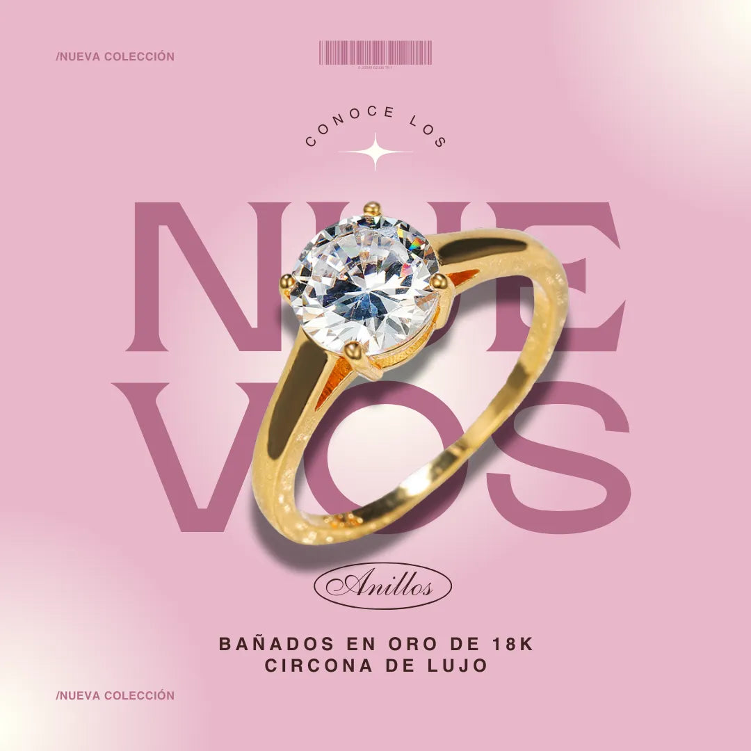 ANILLO DE ORO 18K ELEGANTE Y DURADERO