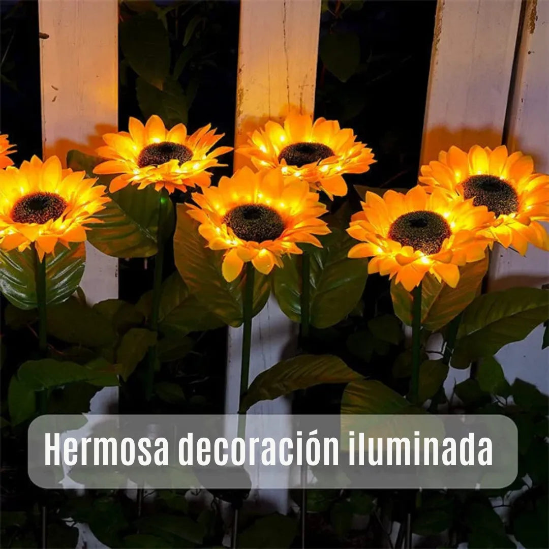 Girasoles - Faroles Solares de Jardín