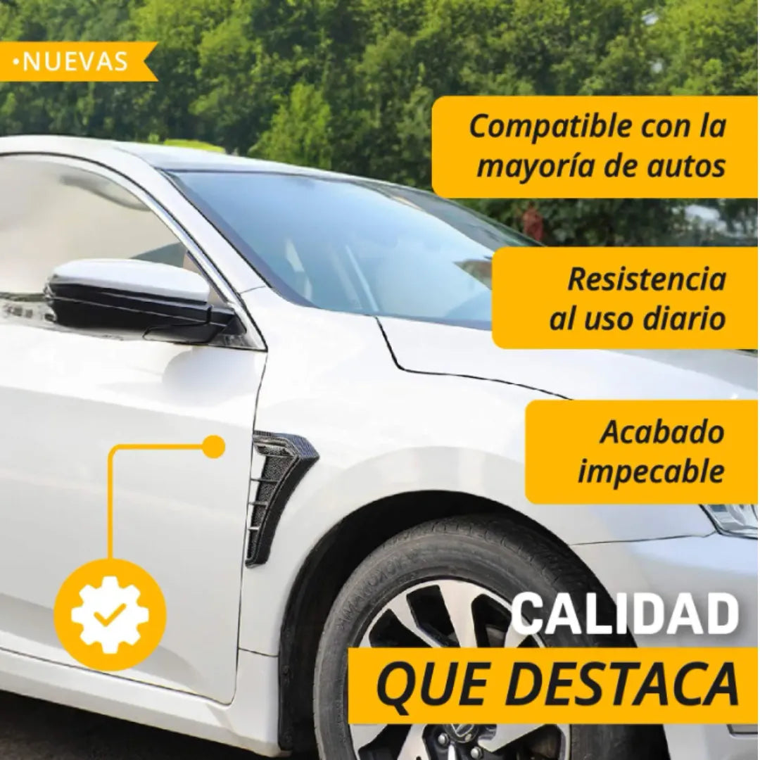 Cubiertas Aerodinamicas De Auto - Decorativas
