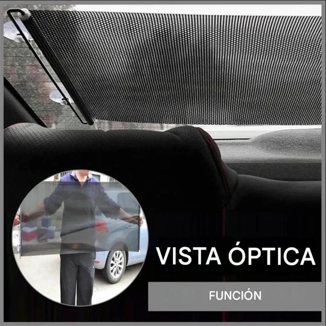 CORTINA PORTÁTIL ENROLLABLE: FÁCIL DE PONER