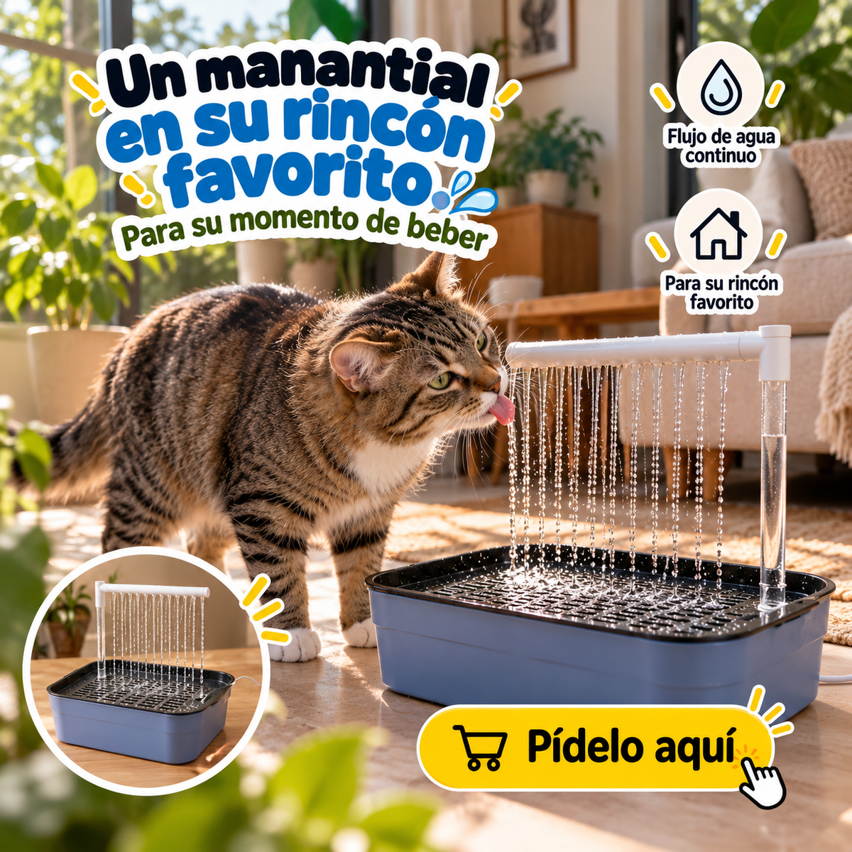 FUENTE DE AGUA PARA GATOS