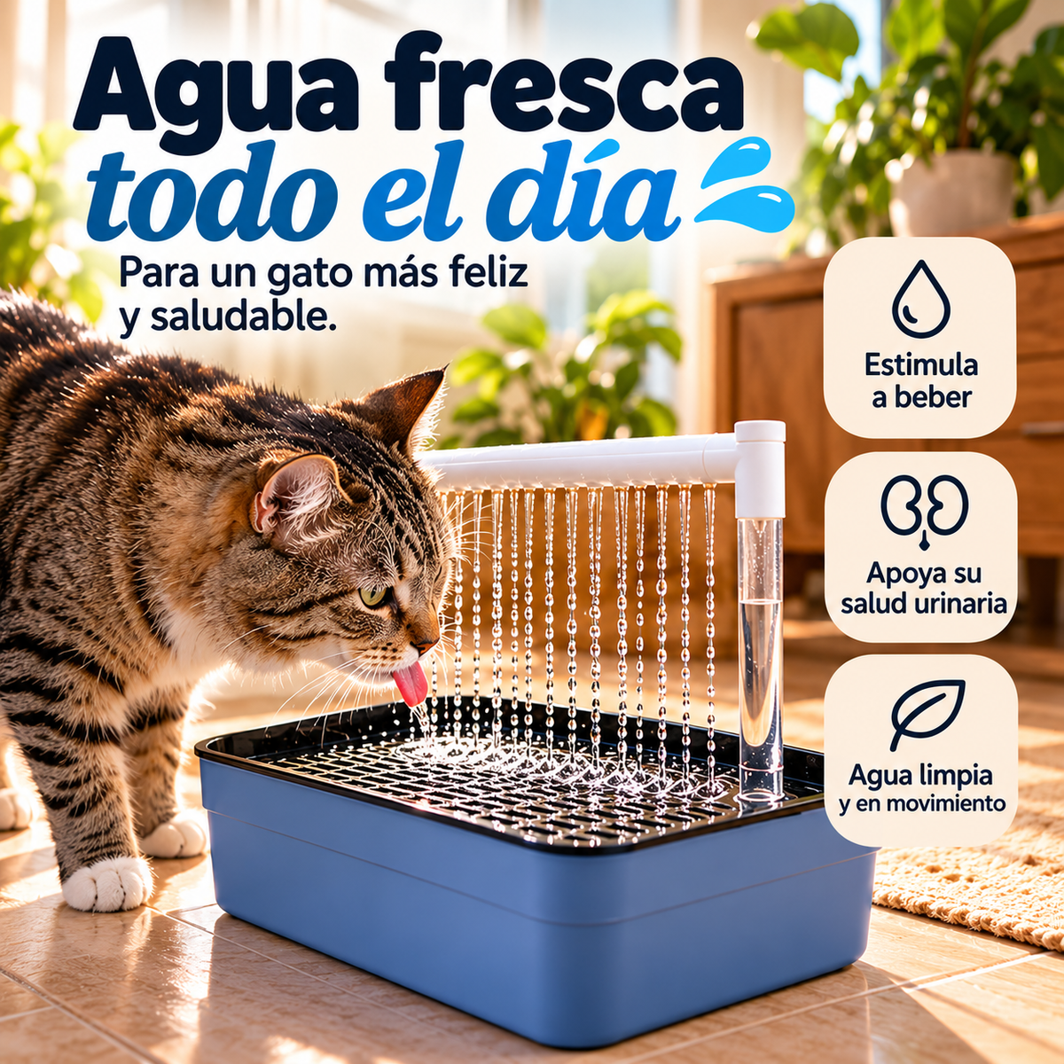 FUENTE DE AGUA PARA GATOS