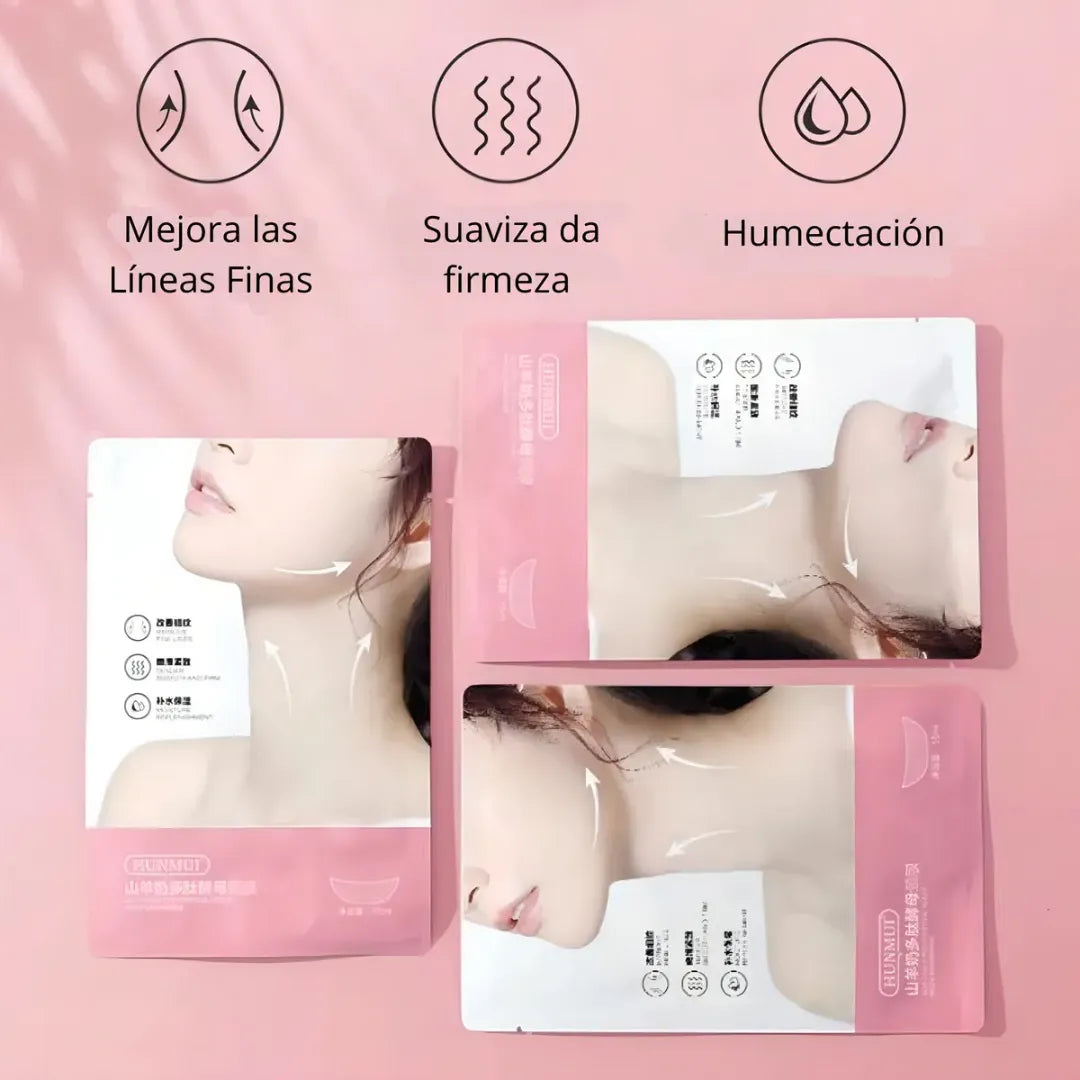 15 UNIDADES DE MASCARILLA PARA EL CUELLO FIRME Y JOVEN EN MINUTOS