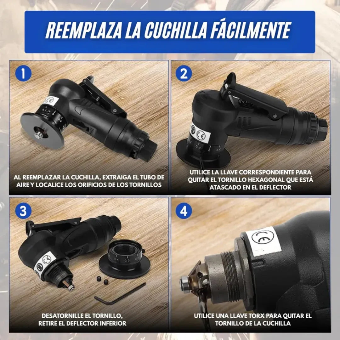 Biselado perfecto en segundos, sin esfuerzo