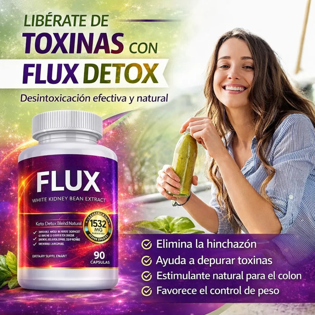 FLUX: Limpieza interna en cápsulas para bajar carbohidratos