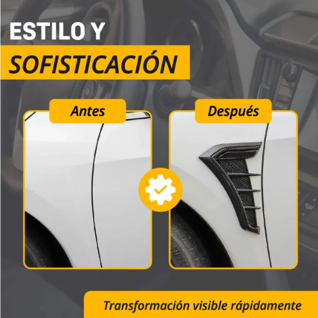 Cubiertas Aerodinamicas De Auto - Decorativas