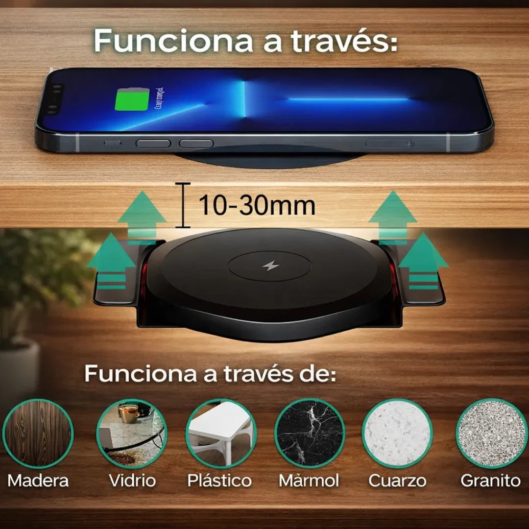 Cargador Inalámbrico Invisible
