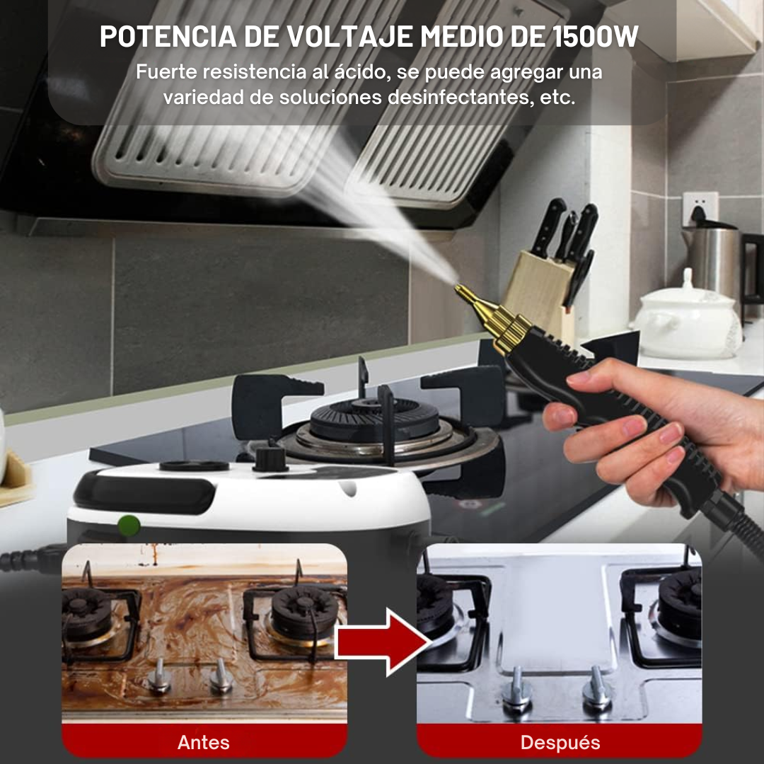 Limpiador de vapor caliente de 2.500W