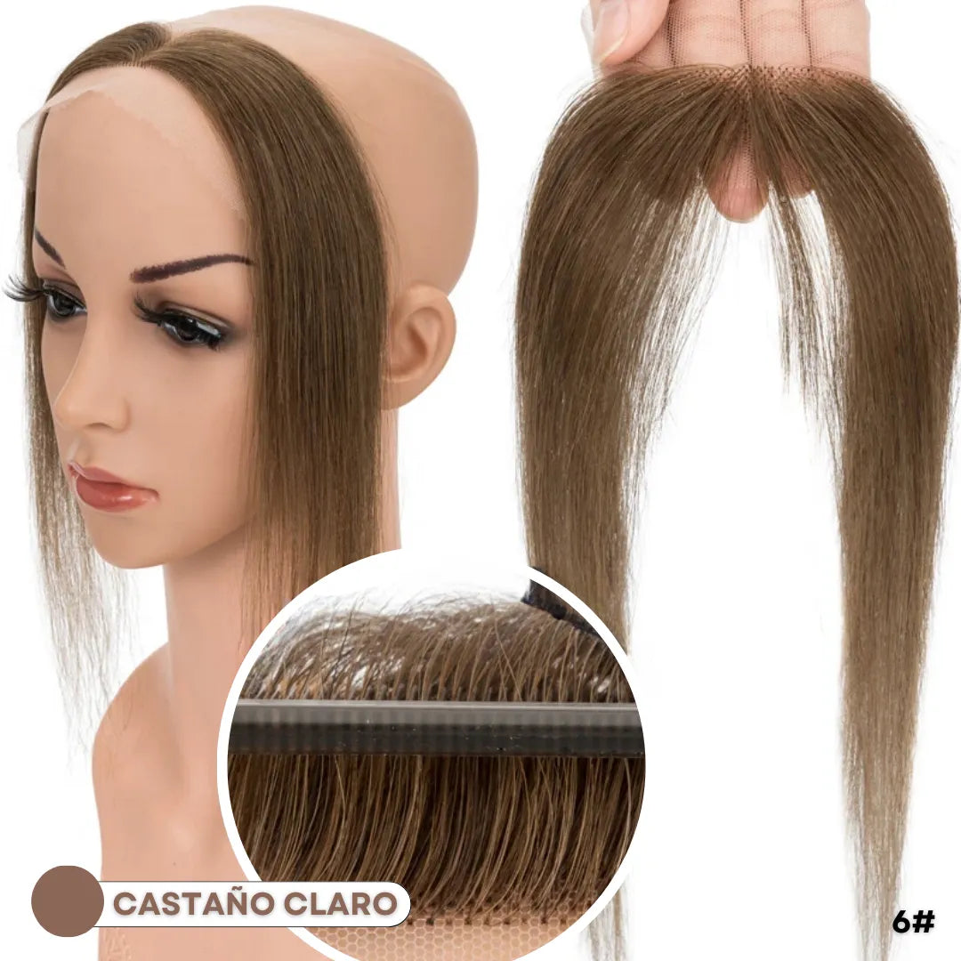 Frontal con Flequillo y Laterales Largos 100% Humano